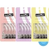 Fussie Cat Premium Puree Lickable Cat Treats in Tuna Puree, Lickable Treats, 3 Packs of 4-0.5oz Tubes,(12 Total Tubes) Variety Flavor Pack of 3 Flavors. Salmon, Shrimp, Chicken + Lid