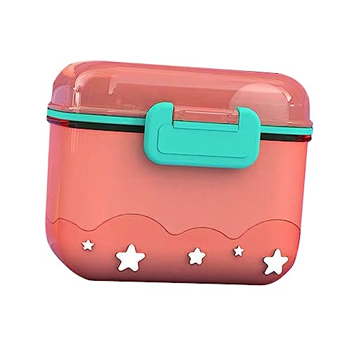 CIMAXIC Dispensador Portátil De Leche En Polvo 360ml Para Bebé Caja Sellada Para Almacenamiento De Ideal Para Uso En Exterior Diseño Compacto y Práctico En Color