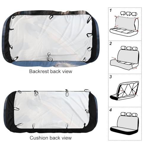 Funda de asiento de coche de pelícano, protector suave y duradero para SUV 3