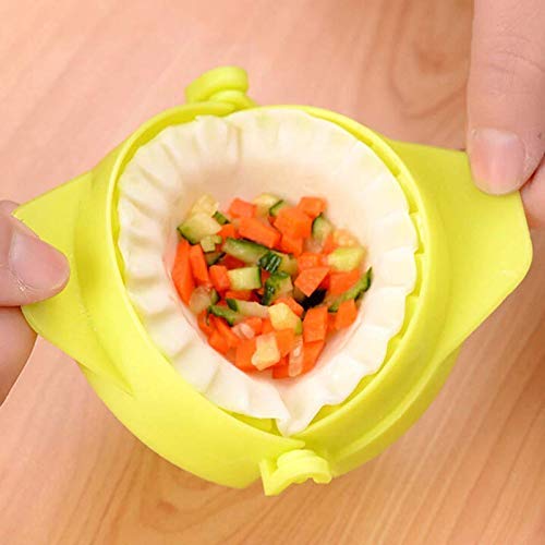 Kitchen King Gujiya Maker Tool Device Easy Mould Dumpling Wrapper Cooking Tool Non Toxic Plastic (Pack of 1)