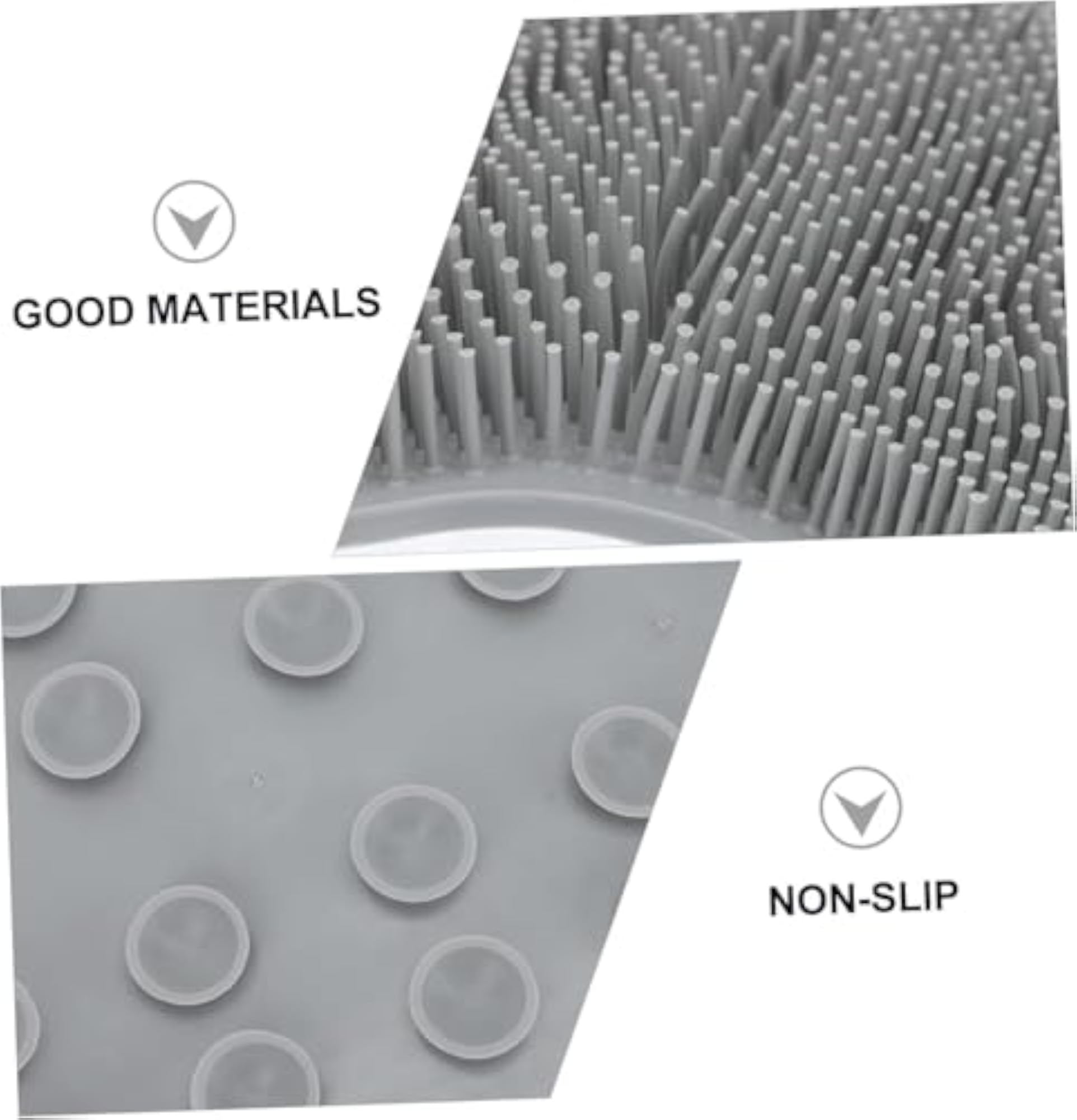 Silicone Foot Scrubber Mat for Shower, Non-Slip Massage Mat