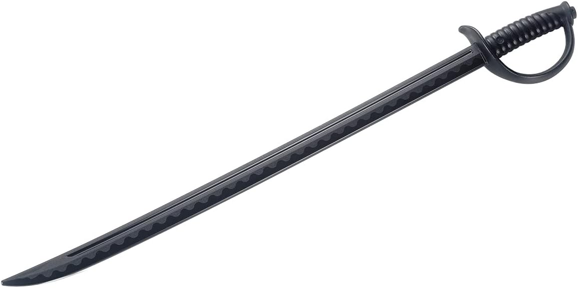 Martial Arts Black Polypropylene Plastic Saber Training sword - 35.4" - NEW
