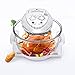 Alogeno Aria Calda Forno a microonde, 4 in 1 12L mobilia Multifunzionale friggitrice Aria friggitrice Grasso Base con temporizzatore 60 Minuti e Controllo della Temperatura Hornos tostadores