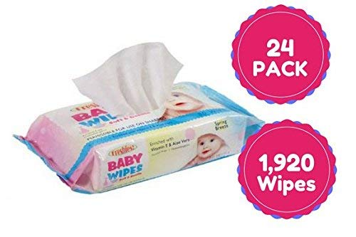 Wipes for baby and household use 80 ct Case of 24 Total of 1,920 Wipes. Buy Bulk And Save
