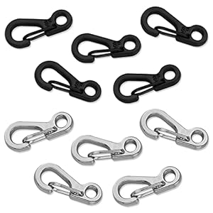 Rebecaskyens Mini Karabiner Set, 10 Stücke