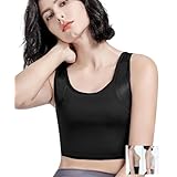 [MayCherry] 和装ブラ レディース ブラジャー 大きい胸つぶしブラ 胸を小さく見せる Eバストを自然に潰す 改良加圧美しいシルエットに ナベシャツ メッシュ素材 蒸れにくい 伸縮性 浴衣ジェンダーレス インナー (JP, アルファベット, 3XL, ブラック)