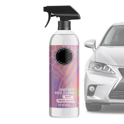 Detergente per la Pulizia dei Vetri Auto | 236ml con Asciugatura Rapida e Potente | Pulitore Spray per Cerchioni | Per Auto e Tutte le Esigenze