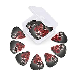 Ensemble de 12 médiators de guitare en verre à vin rouge rose et bougie pour guitare acoustique, guitare électrique… - Les Beatles, Paul McCartney, John Lennon, RIngo Starr, George Harrison Ensemble de 12 médiators de guitare en verre à vin rouge rose et bougie pour guitare acoustique, guitare électrique… – Image 6