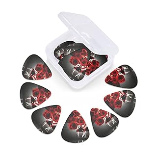 Ensemble de 12 médiators de guitare en verre à vin rouge rose et bougie pour guitare acoustique, guitare électrique… - Les Beatles, Paul McCartney, John Lennon, RIngo Starr, George Harrison Ensemble de 12 médiators de guitare en verre à vin rouge rose et bougie pour guitare acoustique, guitare électrique… – Image 6