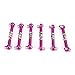 6PCS RC Adjustable Servo Links Tie Rod Set Fit for HSP/Redcat ZD Racing/Hpi/LRP/Wltoys, 1/12 & 1/10 Drift Car Truck Buggy(Purple)