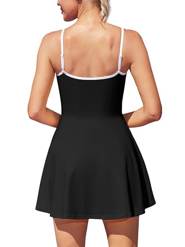 ATTRACO Women's Tennis Dress with Shorts Golf Workout Exercise Activewear2