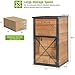 Large Package Delivery Boxes for Outside,Strong Metal Frame Large Parcel Drop Box with Combination Lockable, Secure Anti Theft Package Delivery Box for Porch Curbside