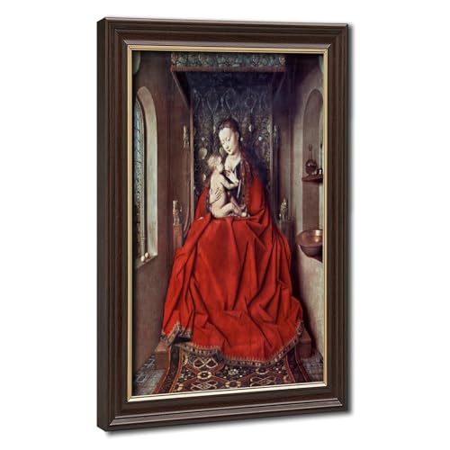Toile Jan Van Eyck décoration murale salon et bureau avec cadre suspendu