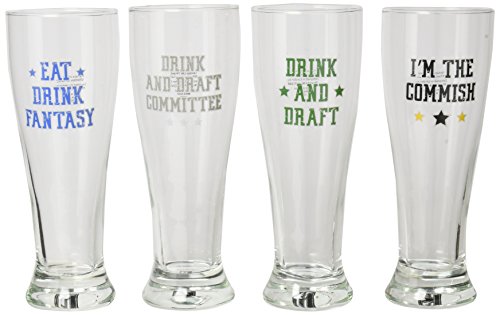 Matthew Berry Fantasy Life, Fantasy Football Glass Mug, 18.5 Fl Oz. #TOP11