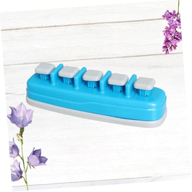 Totority Piano Finger Trainer Blue Moderate Finger Exerciser for Hand Grip Strength and Dexterity for Musicians and Athletes Portable Hand Exercise Tool for Flexibility and Mobility