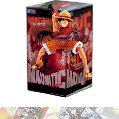 Monke y D. Luffy - Special [A]: figura de estatua máxima de 21 cm, incluye 1 tarjeta de intercambio temática compatible con A.C.G. (29208)