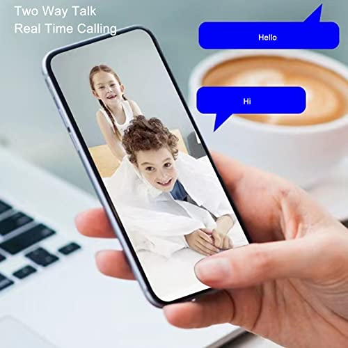 Monitor de bebê WiFi Inteligente, Câmera de Vídeo de Conversação Bidirecional Com Suporte de Torção