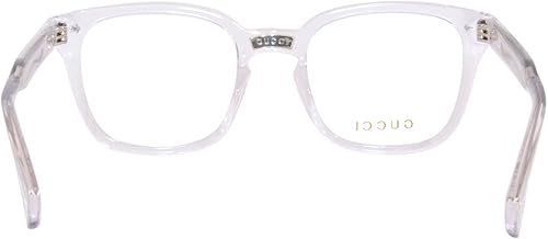 Miniatura 4 de Gucci GG0184O 012 Crystal Square - Gafas para hombre, Cristal Transparente Cristal