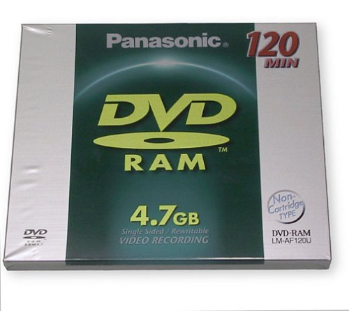 Panasonic Single DVD-RAM (LM-AF120U) (Discontinued by Manufacturer)