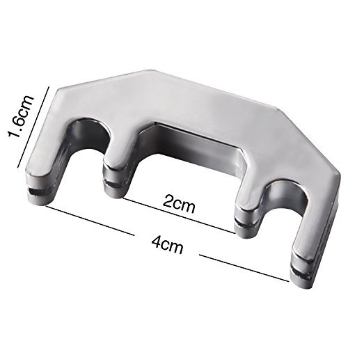 Mudder Metal Violin Mute Practice Violin Silencer For 1/2, 3/4, 4/4 Violin, Silver #TOP1
