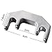 Mudder Metal Violin Mute Practice Violin Silencer for 1/2, 3/4, 4/4 Violin, Silver
