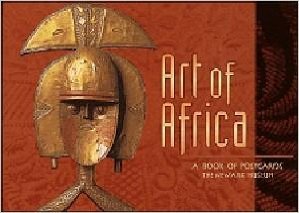 Paperback Art of Africa Book of Postcards Book