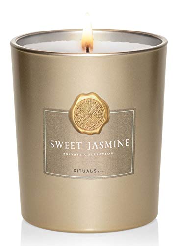 Image of RITUALS Sweet Jasmine Candle 360 g Burning Time 60 Hours Scented Candles Various Rituals Scents as Selection on this Page Including Filabe Cleaning Wipes
