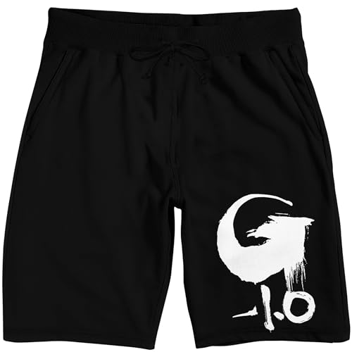 Godzilla Minus One Movie Logo Men’s Black Sleep Pajama Shorts