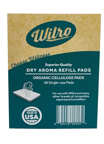 Wilro 48 Pack Humidifier Aroma Refill Pads
