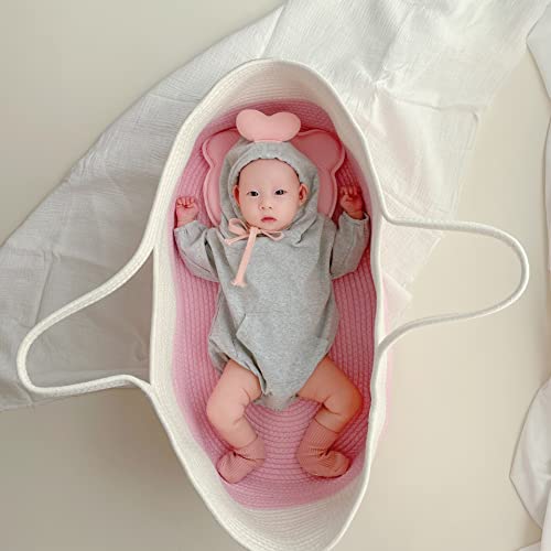 Cesta de transporte de bebê, cesta de transporte de bebê para dormir, cesta de dormir de algodão dob