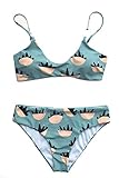 Cupshe Fashion Women's Bear Claw Printing Padding Bikini Set (M)