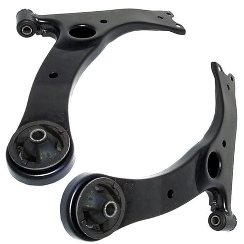 Image of Detroit Axle - 8pc Front End Kit for 2009-2013 Toyota Corolla 2009-2014 Matrix, 2010 2011 2012 Driver and Passenger Side 2 Lower Control Arms 2 Outer Tie Rods 2 Inner Tie Rods 2 Sway Bars Replacement