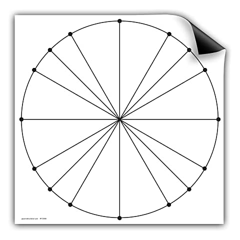 Geyer Instructional Products 172898 Unit Circle Dry Erase Magnet Cover