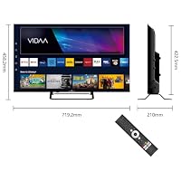 Smart Tech 32HV02V Fernseher 32 Zoll Smart TV VIDAA - Fernseher mit HD Auflösung und Triple-Tuner, LED TV (2026) – Ansicht 3