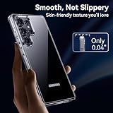 CASEKOO Crystal Clear for Samsung S25 Ultra Case [TOP1 Anti-Yellowing] [Military Grade Protection] Shockproof Protective Phone Case Transparent Thin Slim Cover for Samsung Galaxy S25 Ultra - Clear - Image 6