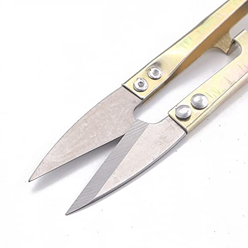 Küchenschere, U-förmige Nähschere, Fadenschneider, kleine Schere, Trimmzange für Stich, Stickerei, DIY-Nähzubehör