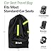elaia Car Seat Travel Bag for Airplane, Universal Car Seat Bag for Air Travel, Durable Carseat Cover with Handles Fits Doona, Graco, Evenflo Infant Carriers & Booster Seats, Baby Flying Essentials