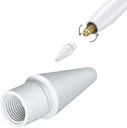 Ponta de Reposição para Apple Pencil, Compatível com iPad, Instalação Simples, Design Fino, Ideal para Escrita e Desenho