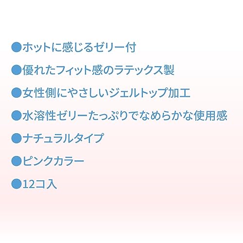 【まとめ買いセット】 ジェクス コンドーム グラマラスバタフライ ホットタイプ (12個入×2箱+1個サンプル付き) - 画像6