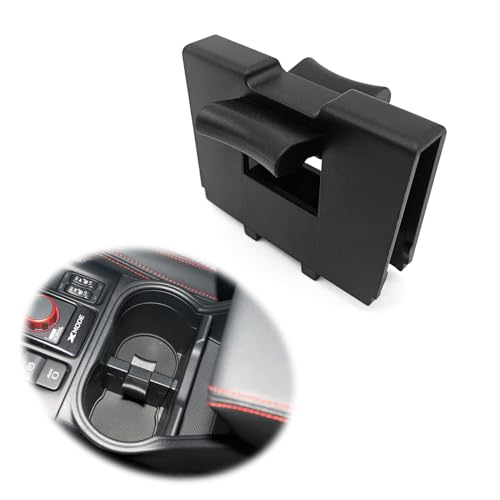 Cup Holder Insert Center Console Cup Divider Compatible with Subaru Forester 2014-2022 Legacy, Outback 2010-2014, Front Center Console Cup Holder Bottle Mug Organizer 92118AJ000 92118AJ001