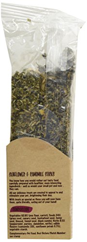 Rosewood Naturals Sunflower & Chamomile Sticks, Small Animal Treat for Rabbits, Guinea Pigs, Chinchillas, Degus, Hamsters, Gerbils, Mice and Rats, 140g - Image 3