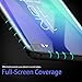 Johncase [2 Pack Screen Protector Compatible for Samsung Galaxy S10 Plus / S10+, Fingerprint ID Full Edge 3D Curved Tempered Glass Film W/UV Liquid Adhesive Light Installation Kit [Case Friendly]