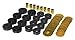 Prothane 7-128-BL Black Body Mount Kit