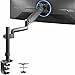 Price comparison product image VIVO Single Monitor Arm Mount for 17 to 32 inch Screens - Pneumatic Height Adjustment, Full Articulating Tilt, Swivel, Heavy Duty VESA Stand with Desk C-clamp and Grommet Option STAND-V001K