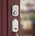 Kwikset 99140-008 SmartCode 914 Keypad Keyless Entry Zigbee Smart Lock Connected Deadbolt Door Lock Featuring SmartKey Security in Satin Nickel