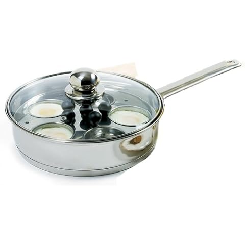 Norpro Stainless Steel Egg Poacher/Skillet Set Cover