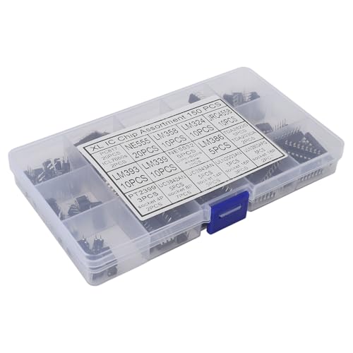 Yanmis XL IC CHIP ASSORTMENT OPAMP���U�킨��уf���A���I�y���[�V���i���A���v�p�̑��l�ȃL�b�g�A�d�q���D�ƂɓK����150 PC�̃Z�b�g