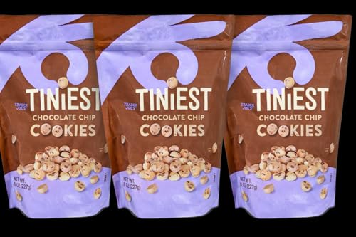 Trader Joe's Tiniest Chocolate Chip Cookies (Pack of 3)