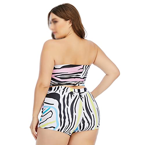 Maillot de bain grande taille galbant : bikini taille haute confortable pour sublimer vos courbes - 4