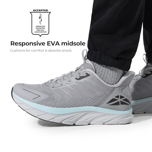 Men's Slip On Walking Shoes Running Comfortable Tennis Breathable Non Slip Athletic Gym Workout Cross Training Fashion Sneakers - Image 4